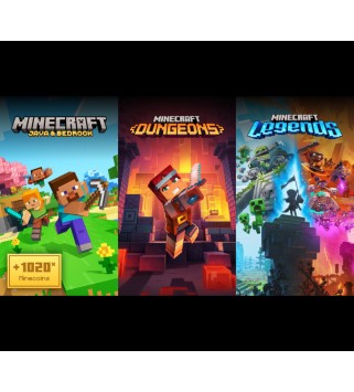 Minecraft Triple Bundle XBOX One / Xbox Series X|S Xbox One Key EUROPE